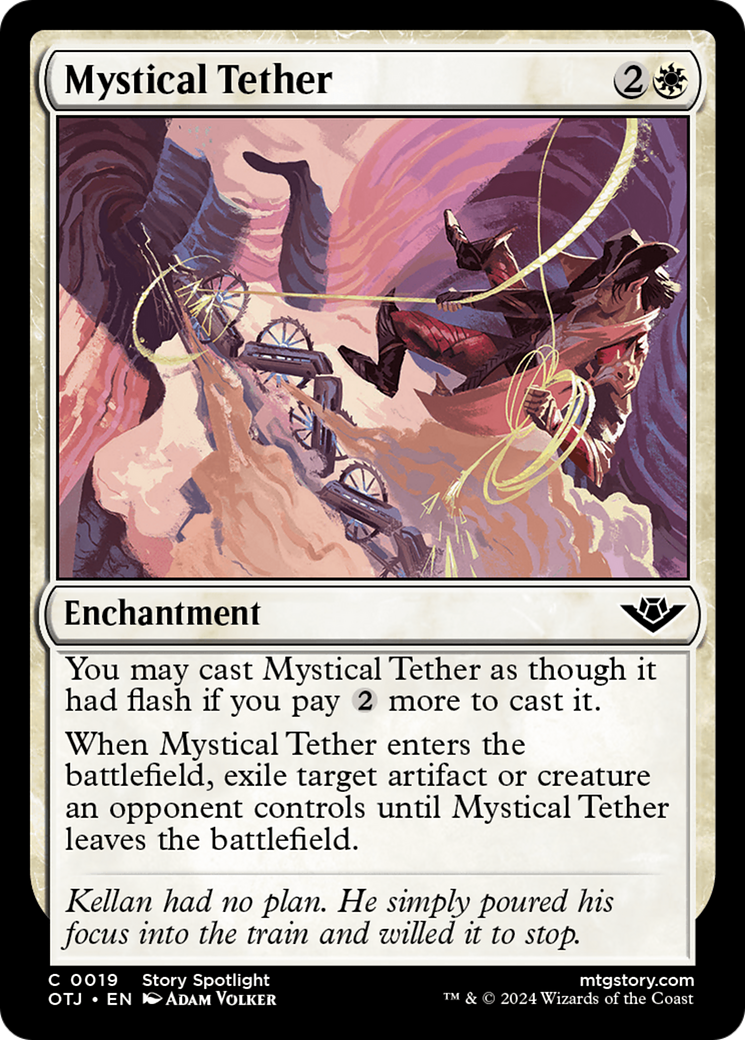Mystical Tether (OTJ-019) - Outlaws of Thunder Junction Foil