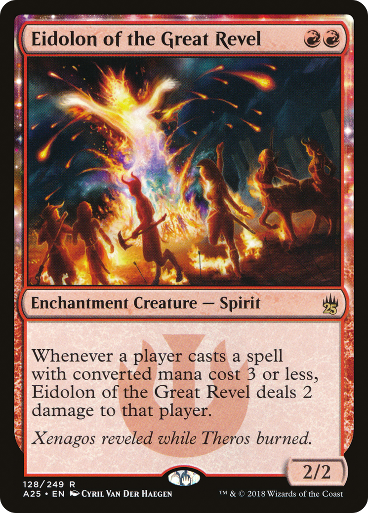 Eidolon of the Great Revel (A25-128) - Masters 25: (enchantment) Foil