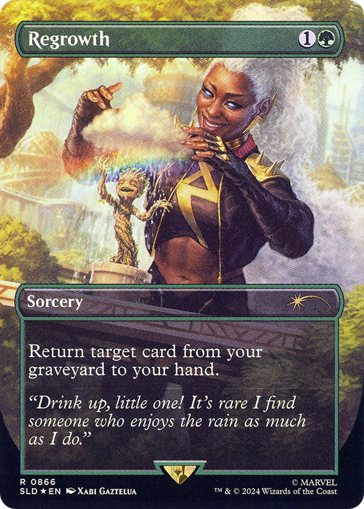 Regrowth (0866) (SLD-866) - Secret Lair Drop (Borderless) Foil