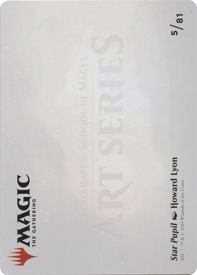 Star Pupil // Star Pupil (ASTX-005) - Strixhaven Art Series (Borderless) Foil