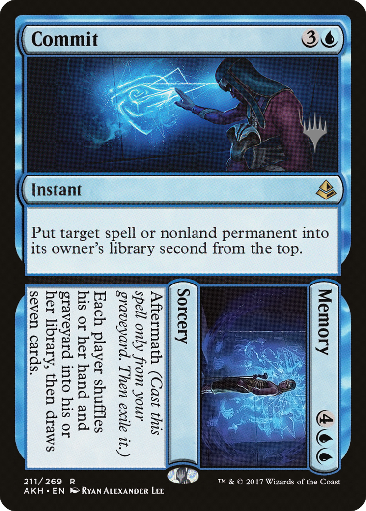 Commit // Memory (PPIKO-211) - Amonkhet Promos