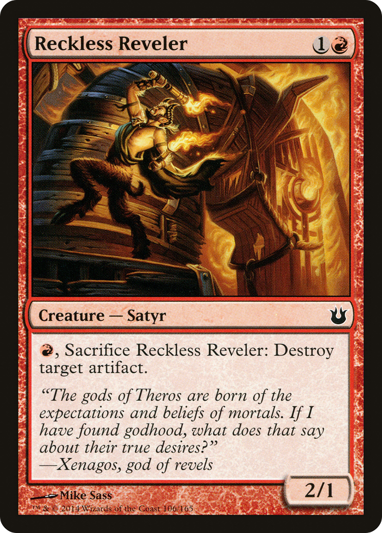 Reckless Reveler (BNG-106) - Born of the Gods Foil
