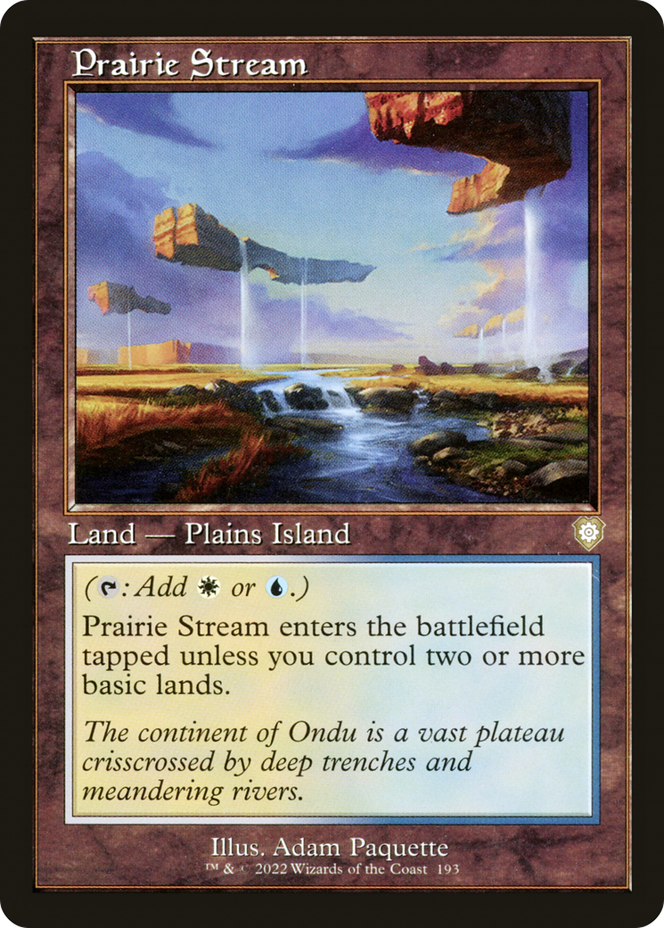 Prairie Stream (Retro Frame) (BRC-193) - The Brothers' War Commander