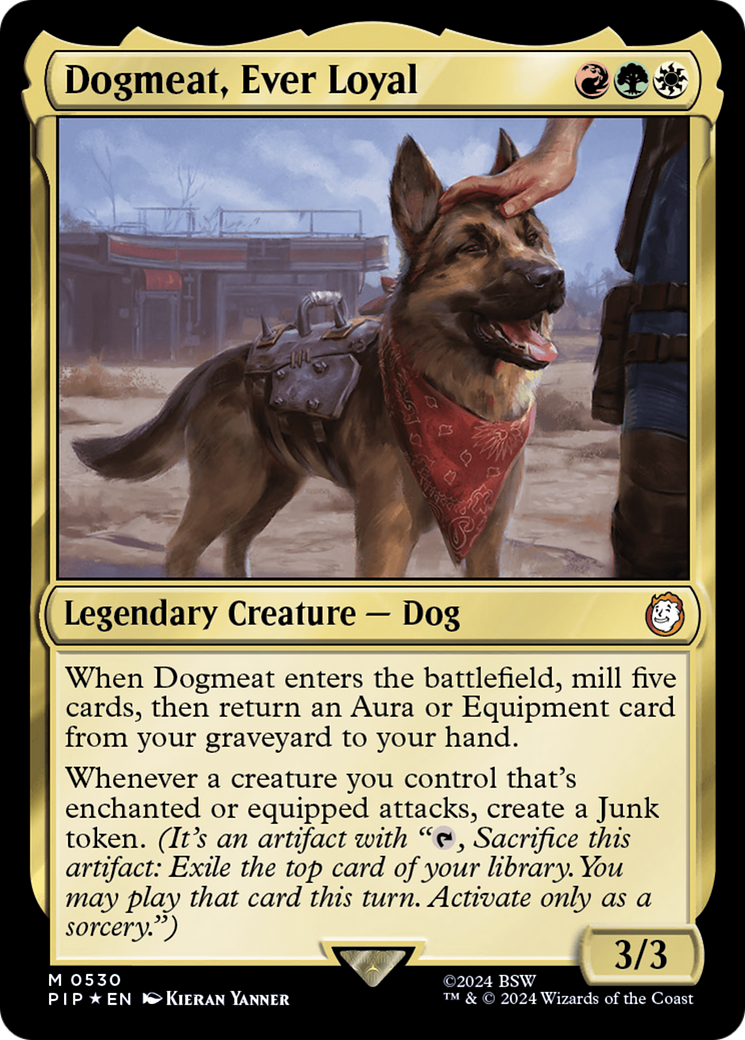 Dogmeat, Ever Loyal (Surge Foil) (PIP-530) - Fallout Foil