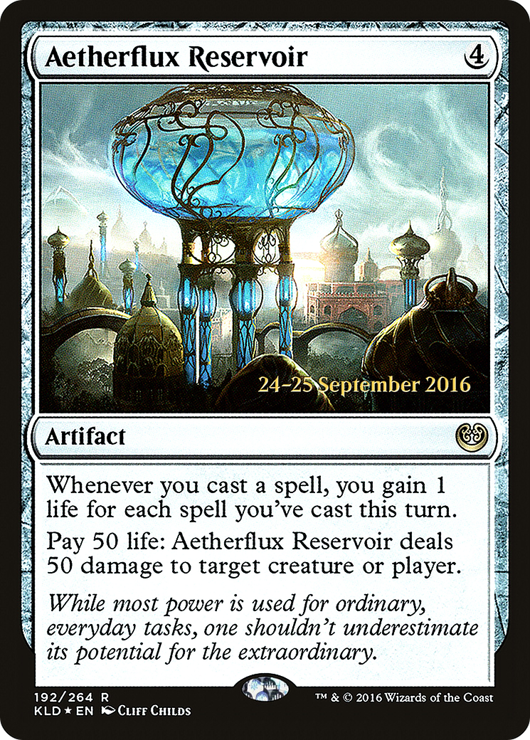Aetherflux Reservoir (PRE-192) - Kaladesh Promos Foil