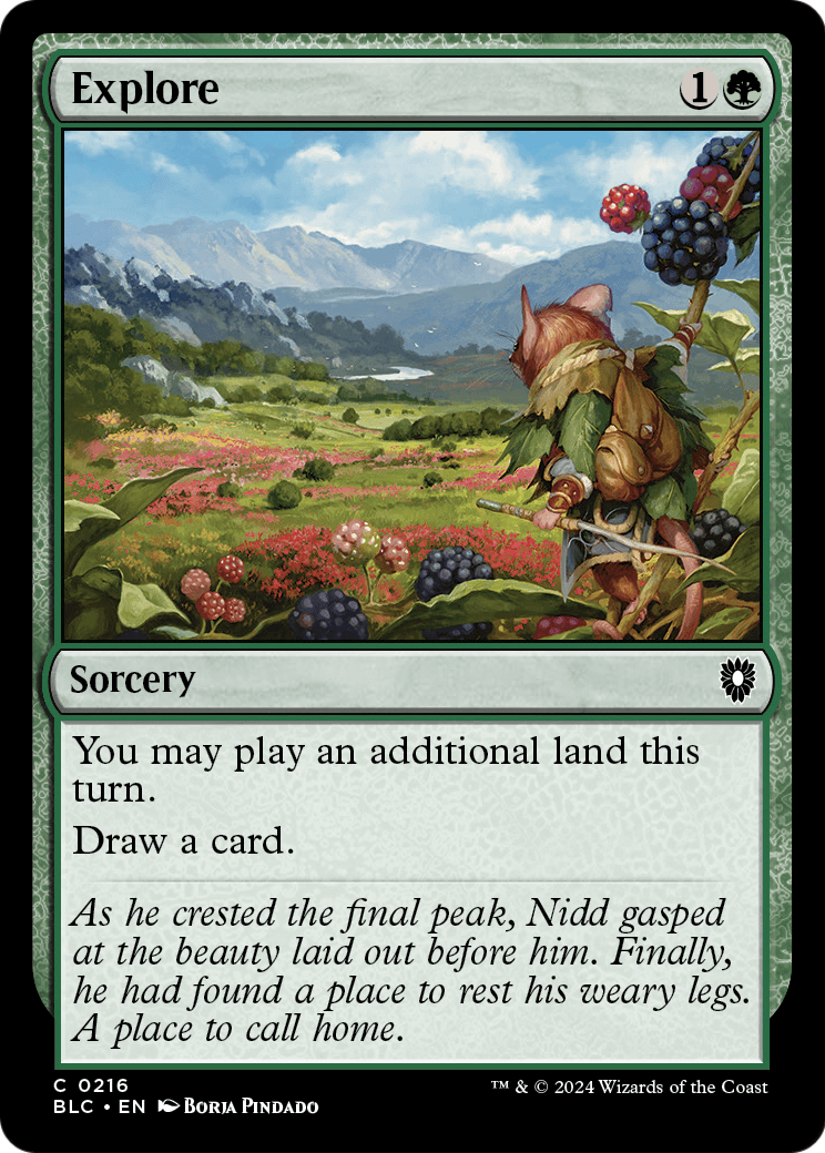Explore (BLC-216) - Bloomburrow Commander