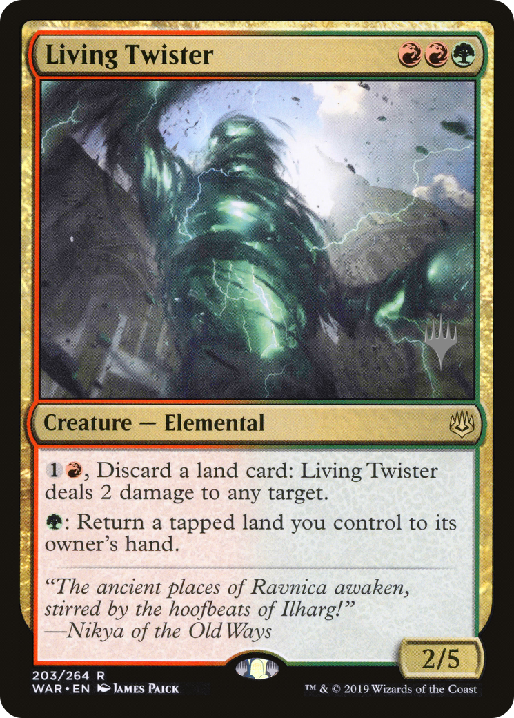 Living Twister (PPELD-203) - War of the Spark Promos Foil