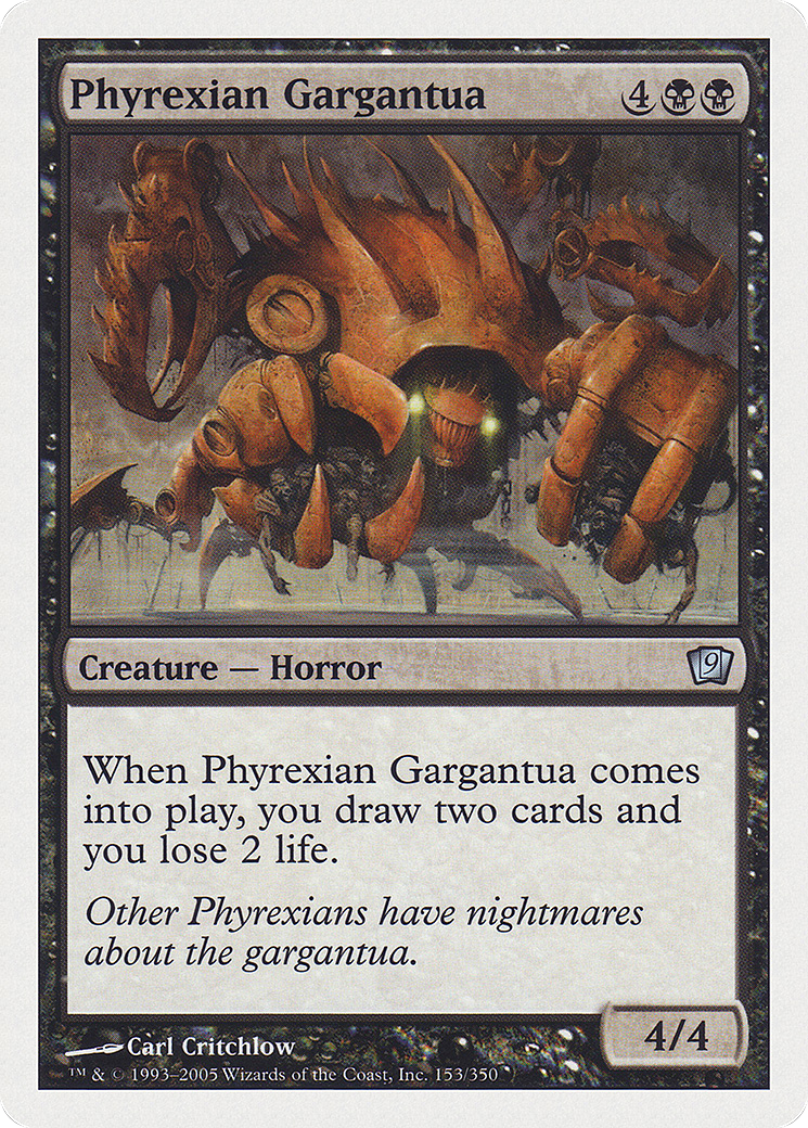 Phyrexian Gargantua (9ED-153) - 9th Edition Foil
