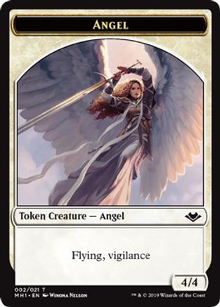 Angel // Zombie Double-Sided Token (MH1-2 // 7) - Modern Horizons