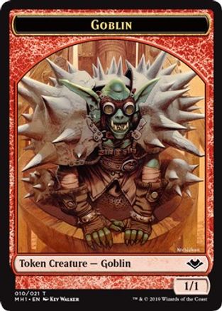 Goblin // Spider Double-Sided Token (MH1-10 // 14) - Modern Horizons
