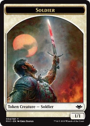 Soldier // Marit Lage Double-Sided Token (MH1-4 // 6) - Modern Horizons