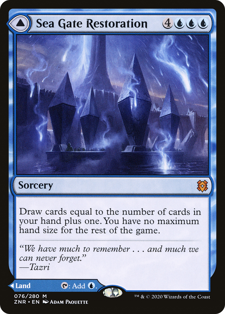 Sea Gate Restoration (ZNR-076) - Zendikar Rising Foil