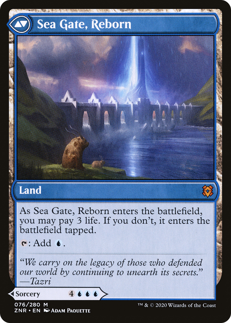 Sea Gate Restoration (ZNR-076) - Zendikar Rising Foil