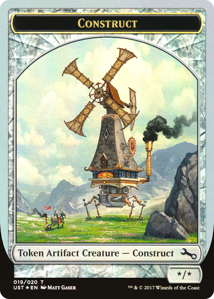 Construct Token (UST-019) - Unstable Tokens Foil