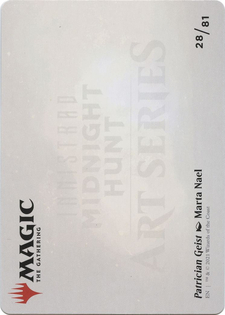 Patrician Geist // Patrician Geist (AMID-028) - Midnight Hunt Art Series (Borderless) Foil