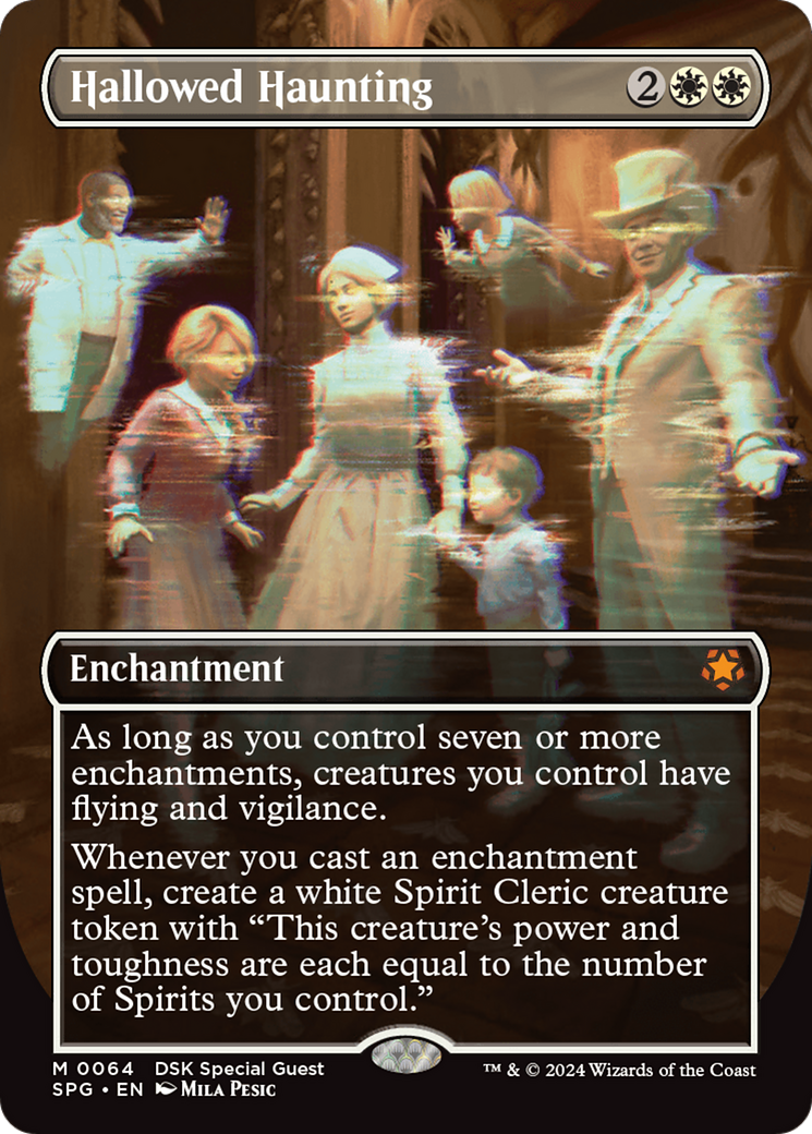 Hallowed Haunting (Borderless) (SPG-064) - Special Guests (Borderless) Foil