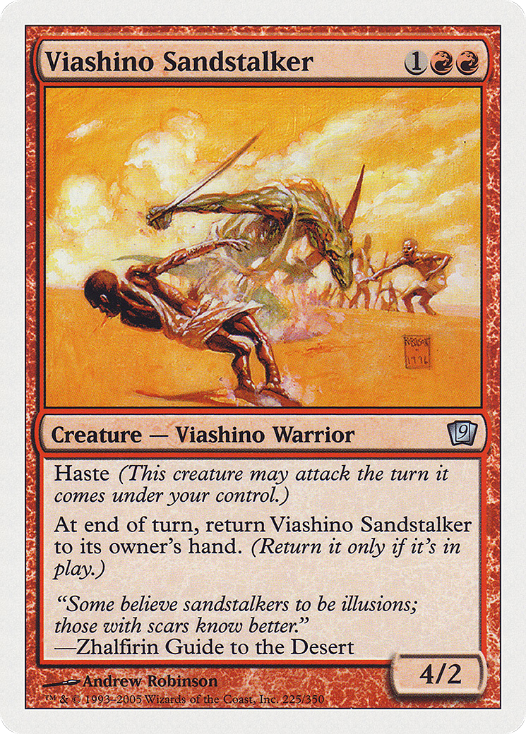 Viashino Sandstalker (9ED-225) - 9th Edition Foil