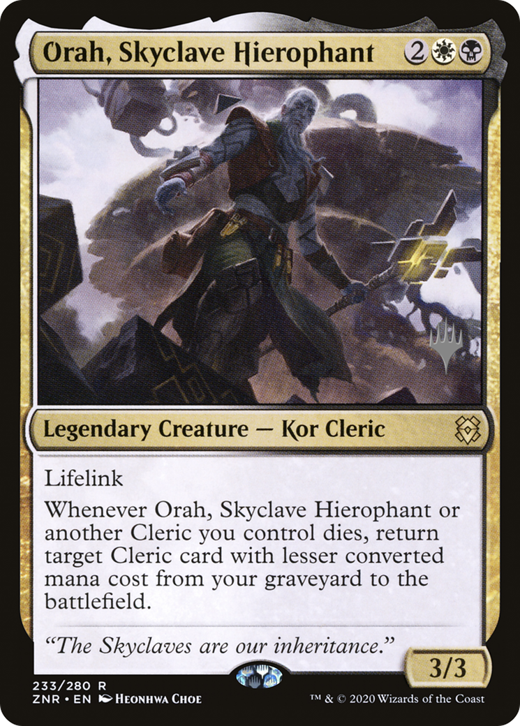 Orah, Skyclave Hierophant (PPZNR-233) - Zendikar Rising Promos Foil