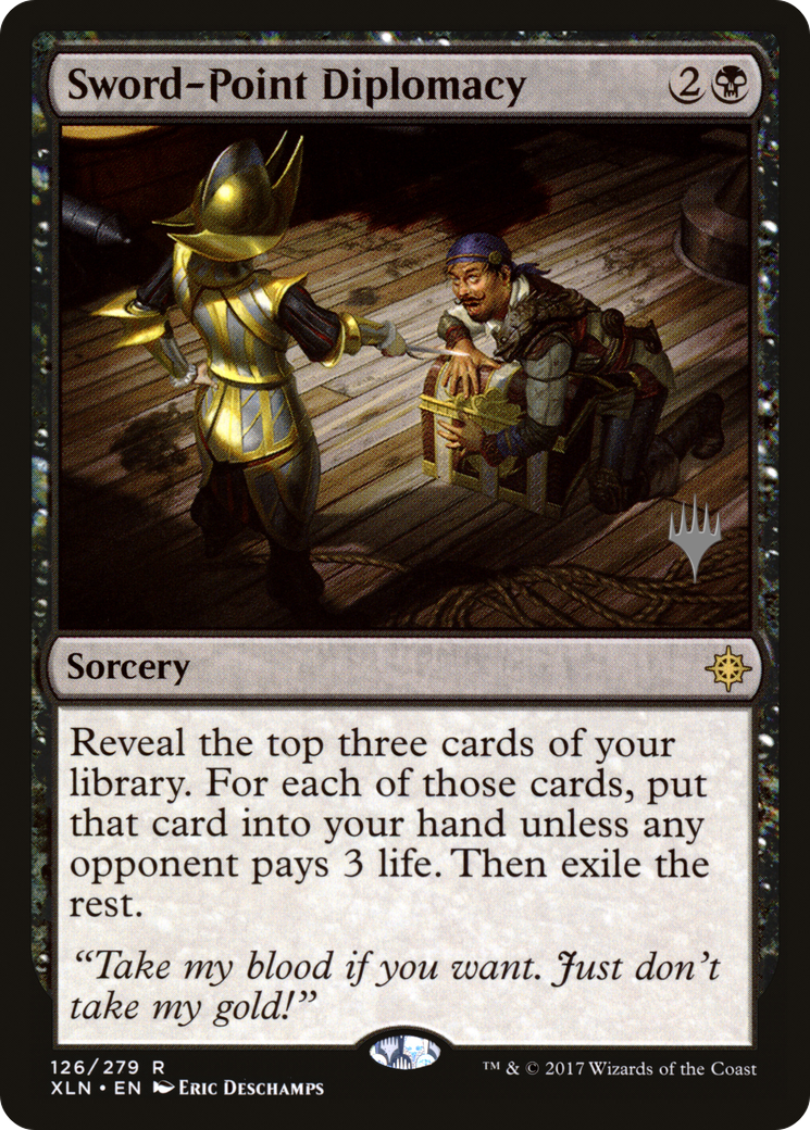 Sword-Point Diplomacy (PPM20-126P) - Ixalan Promos Foil