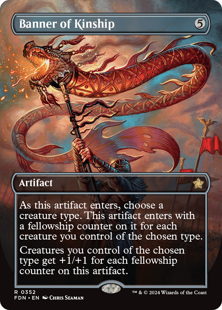 Banner of Kinship (Borderless) (FDN-352) - Foundations (Borderless)