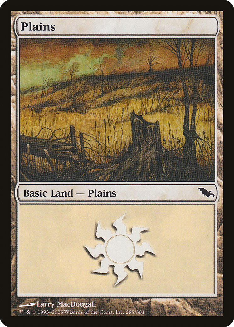Plains (285) (SHM-285) - Shadowmoor Foil