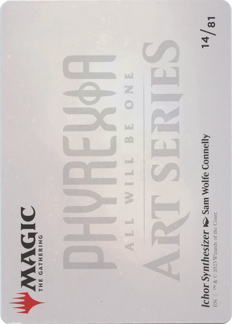 Ichor Synthesizer // Ichor Synthesizer (AONE-014) - Phyrexia: All Will Be One Art Series (Borderless)
