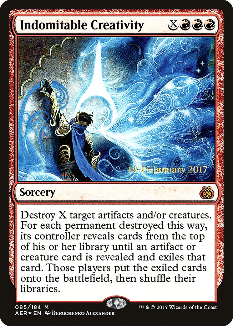 Indomitable Creativity (PRE-085) - Aether Revolt Promos Foil