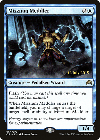 Mizzium Meddler (PRE-064) - Magic Origins Promos Foil