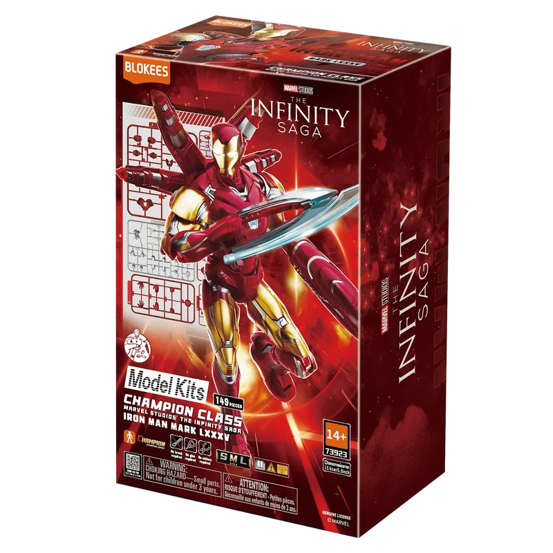 Blokees: Marvel - Infinity Saga Champion Class 01 Iron Man MK85 Model Kit