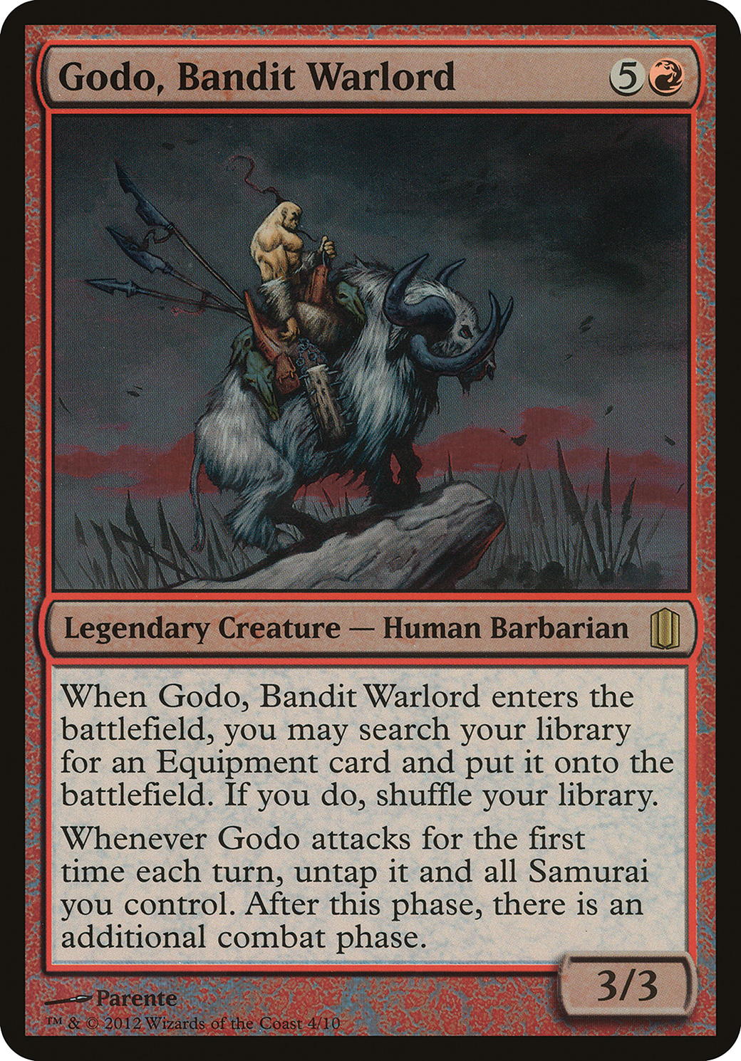 Godo, Bandit Warlord (Commander's Arsenal) (OVER-) - Commander's Arsenal Oversized Foil