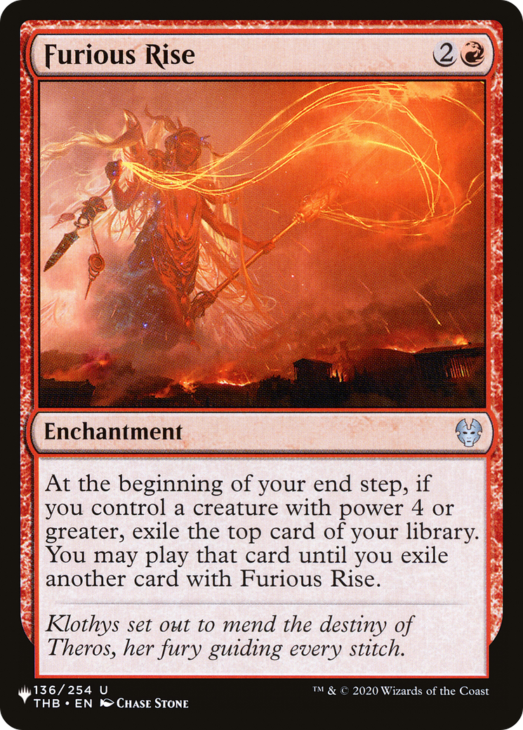 Furious Rise (LIST-136/254) - The List