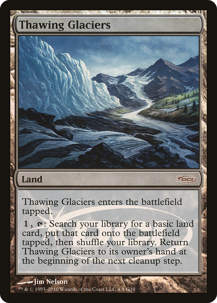 Thawing Glaciers (JDG-004) - Judge Gift Cards 2010 Foil