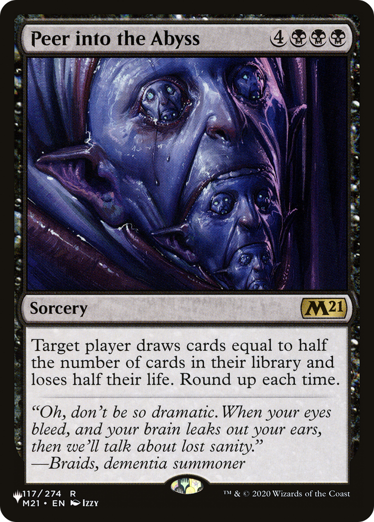Peer into the Abyss (LIST-117/274) - The List