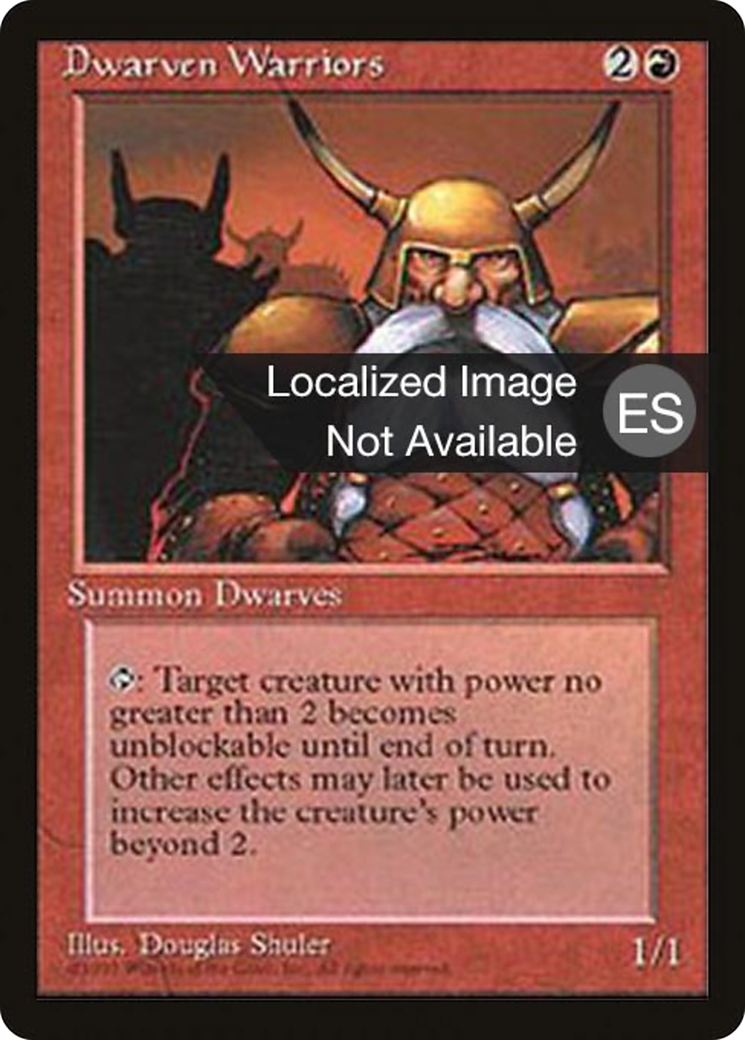 Dwarven Warriors (4BB-) - Fourth Edition Foreign Black Border