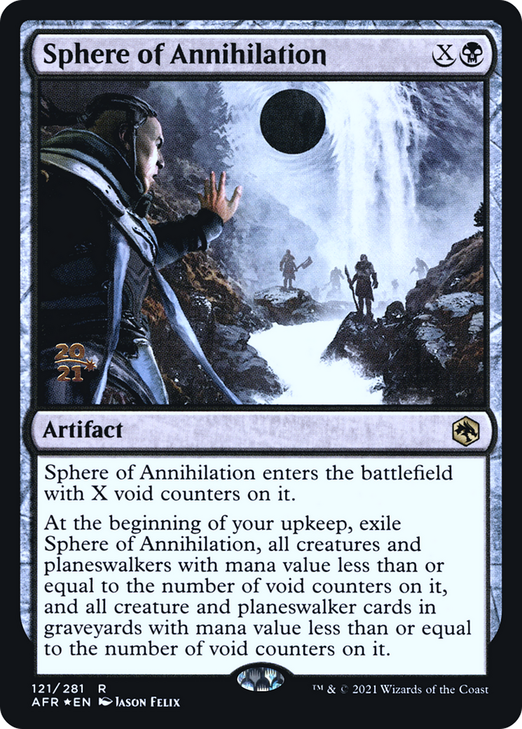 Sphere of Annihilation (PRE-121) - Adventures in the Forgotten Realms Promos Foil