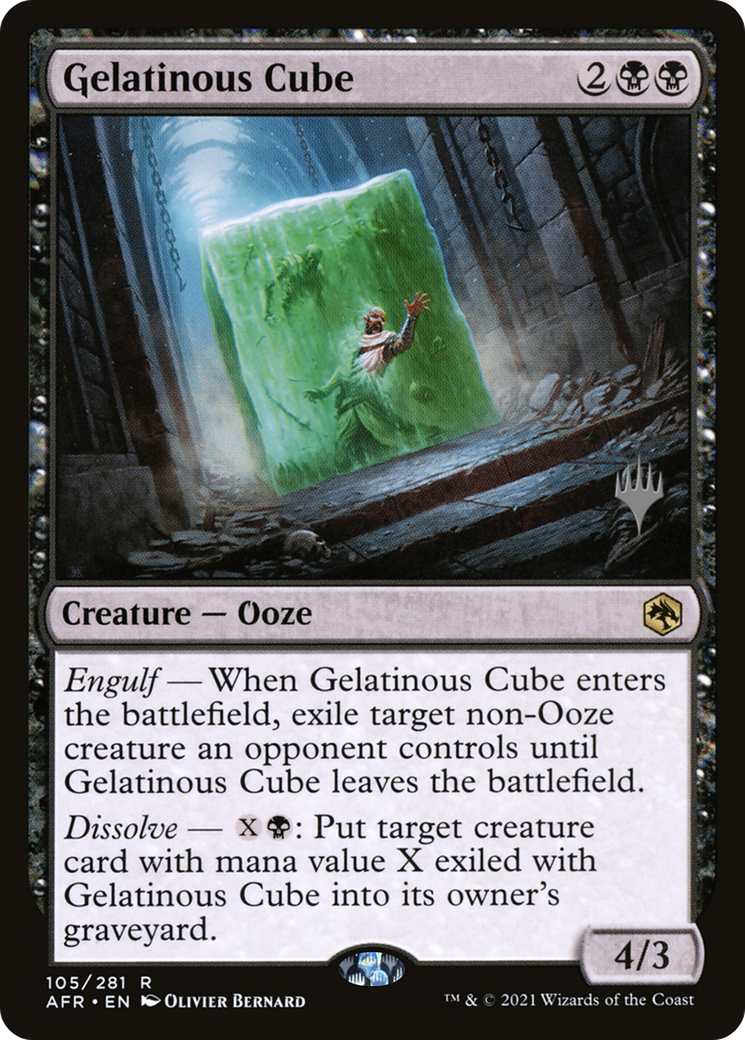 Gelatinous Cube (PPAFR-105) - Adventures in the Forgotten Realms Promos Foil