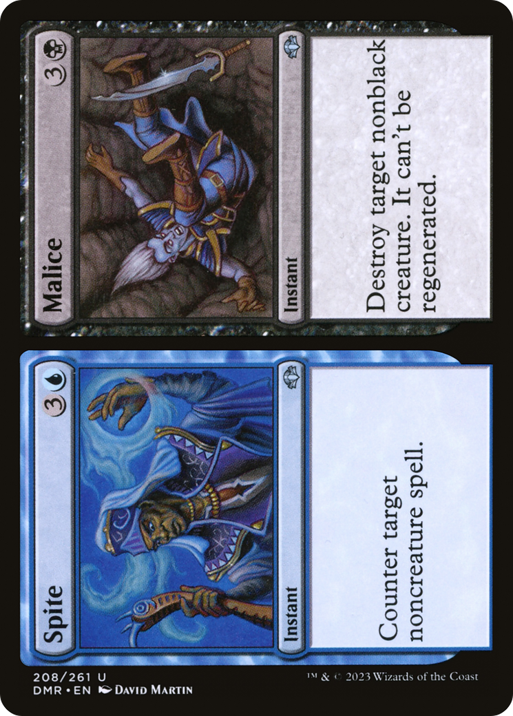 Spite // Malice (DMR-208) - Dominaria Remastered
