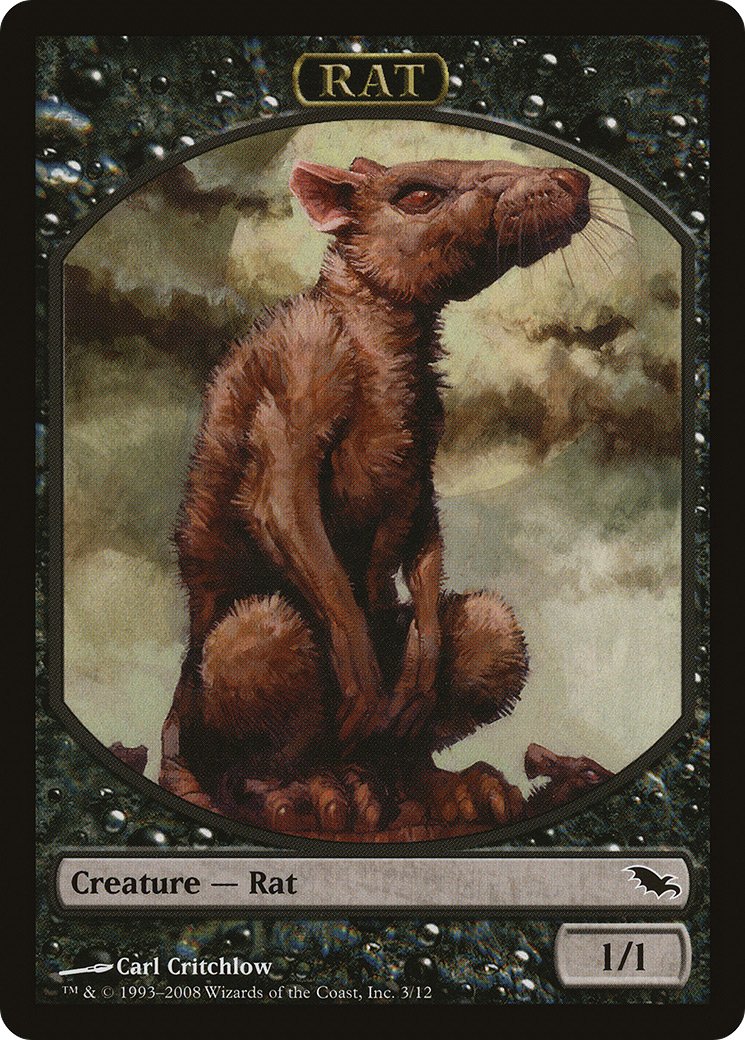 Rat Token (SHM-003) - Shadowmoor Tokens