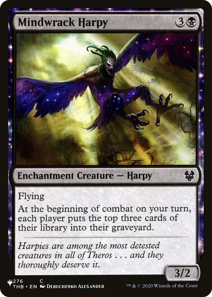 Mindwrack Harpy (LIST-276/254) - The List: (enchantment)