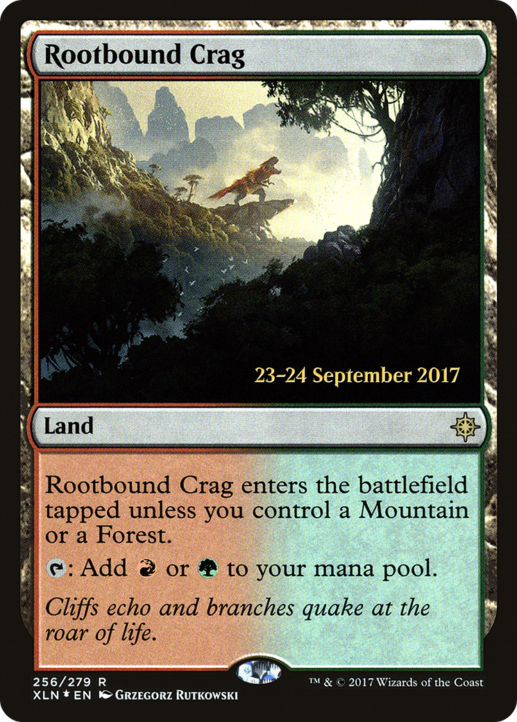 Rootbound Crag (PRE-256) - Ixalan Promos Foil