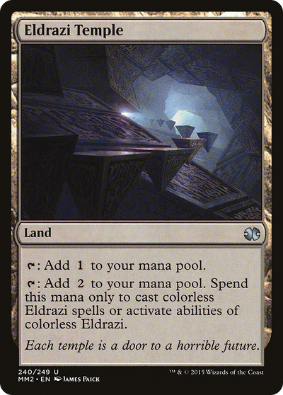 Eldrazi Temple (MM2-240) - Modern Masters 2015