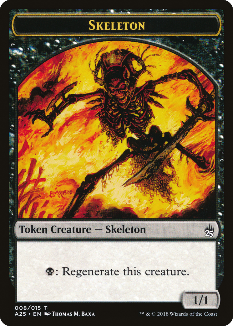 Skeleton Token (008) (A25-008) - Masters 25 Tokens