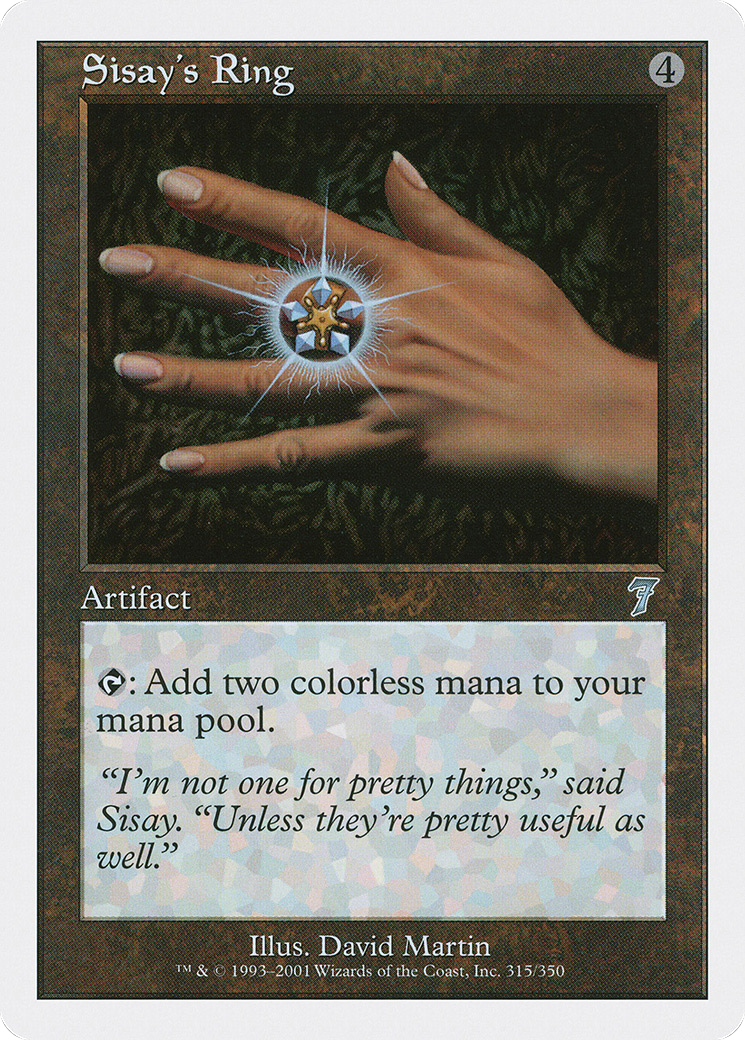 Sisay's Ring (7ED-315) - 7th Edition