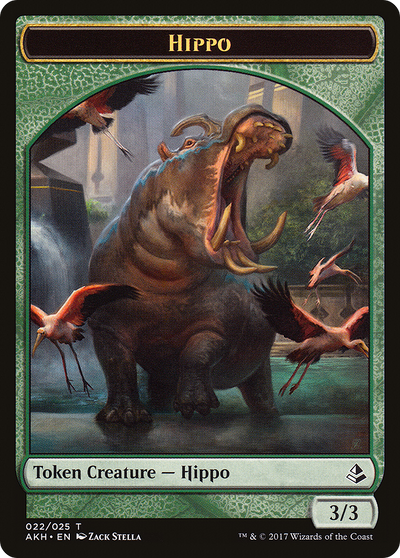 Hippo Token (AKH-022) - Amonkhet Tokens Foil