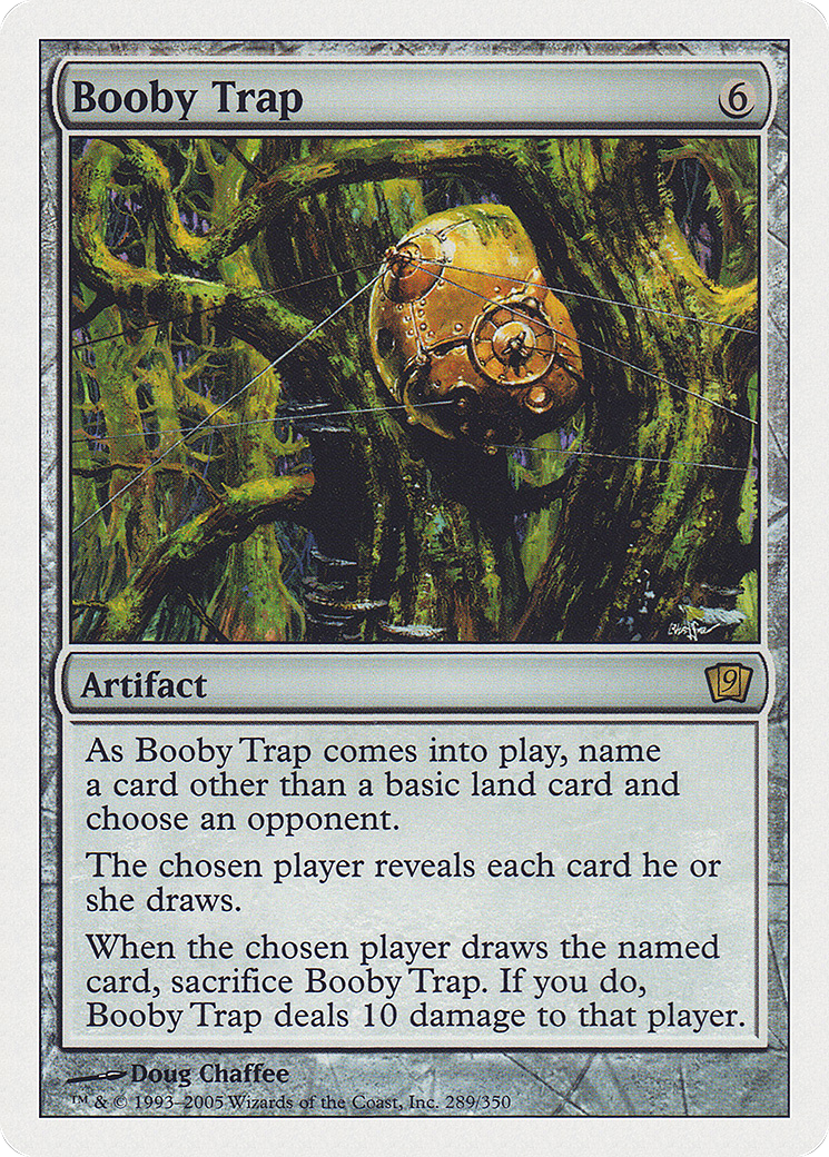 Booby Trap (9ED-289) - 9th Edition Foil