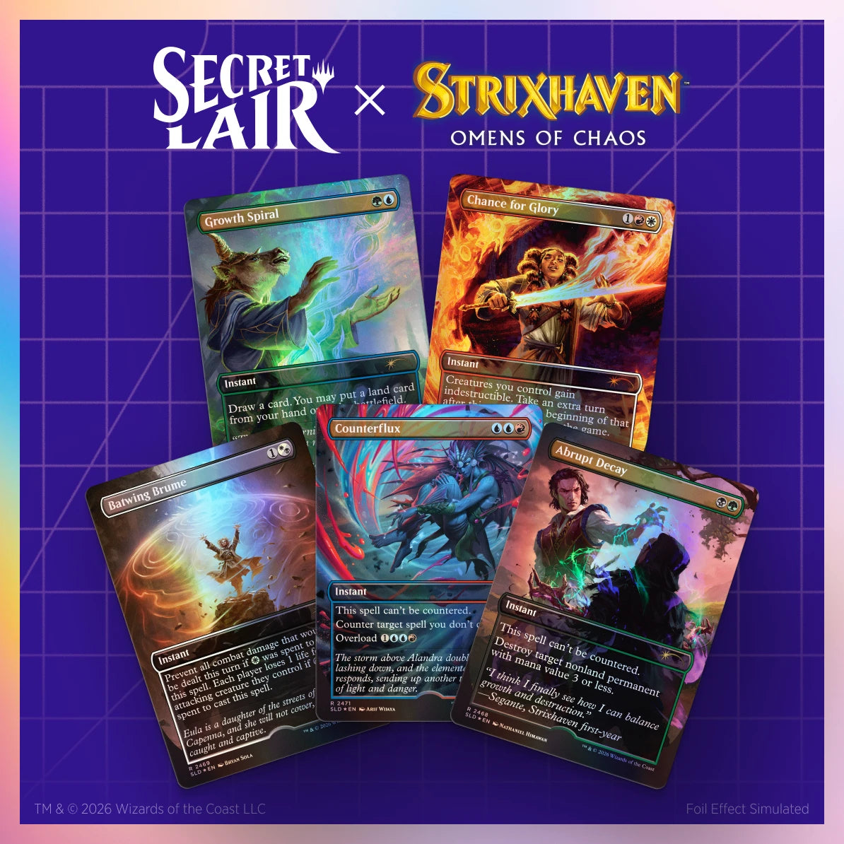 Secret Lair Drop: Omens of Chaos Foil Edition