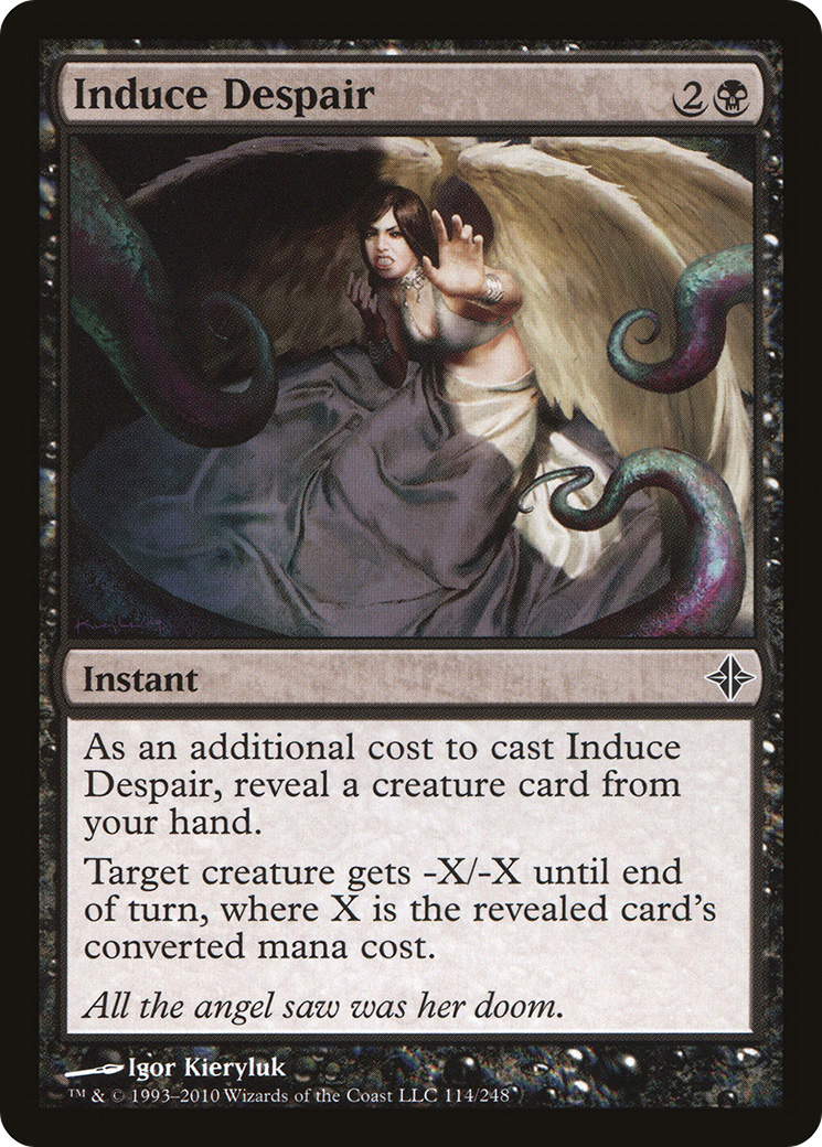 Induce Despair (ROE-114) - Rise of the Eldrazi Foil