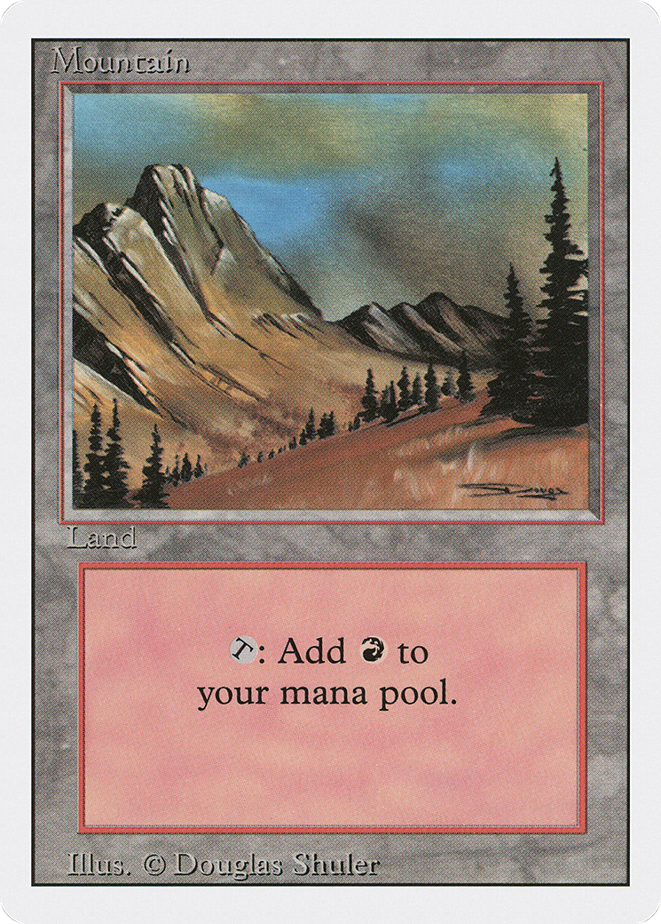 Mountain (C) (3ED-292) - Revised Edition
