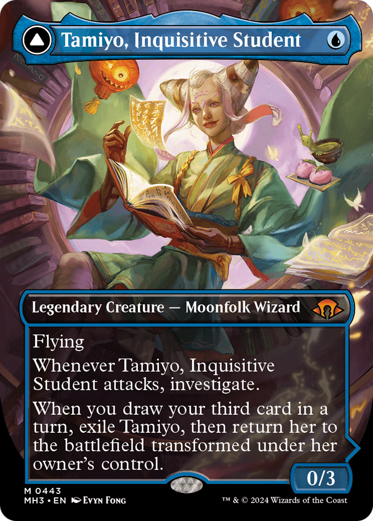 Tamiyo, Inquisitive Student (Borderless) (MH3-443) - Modern Horizons 3 (Borderless)