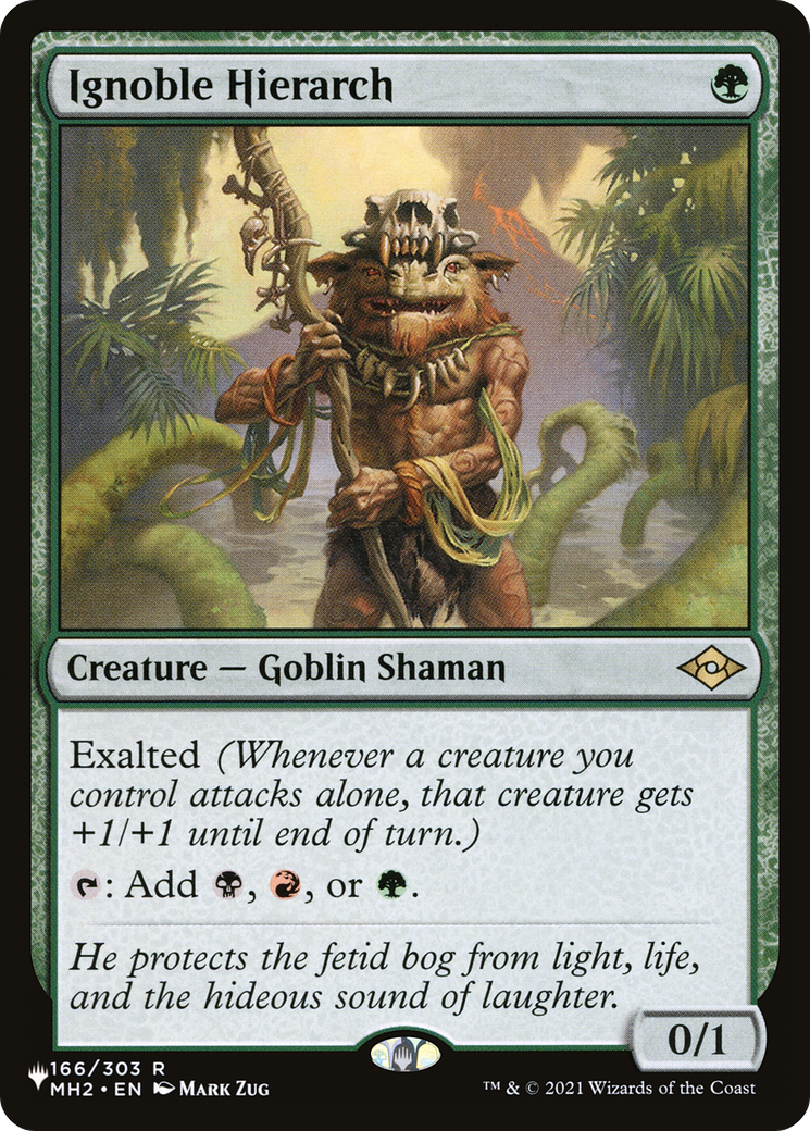 Ignoble Hierarch (LIST-166/303) - The List
